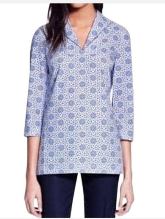 Tory Burch Tops - Tory Burch Gretchen Eyelet Tunic Top